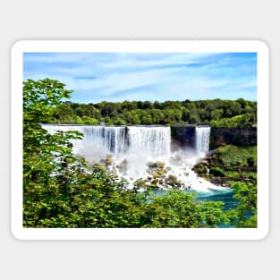 Niagara Falls NY - American Falls and Bridal Veil Falls Sticker